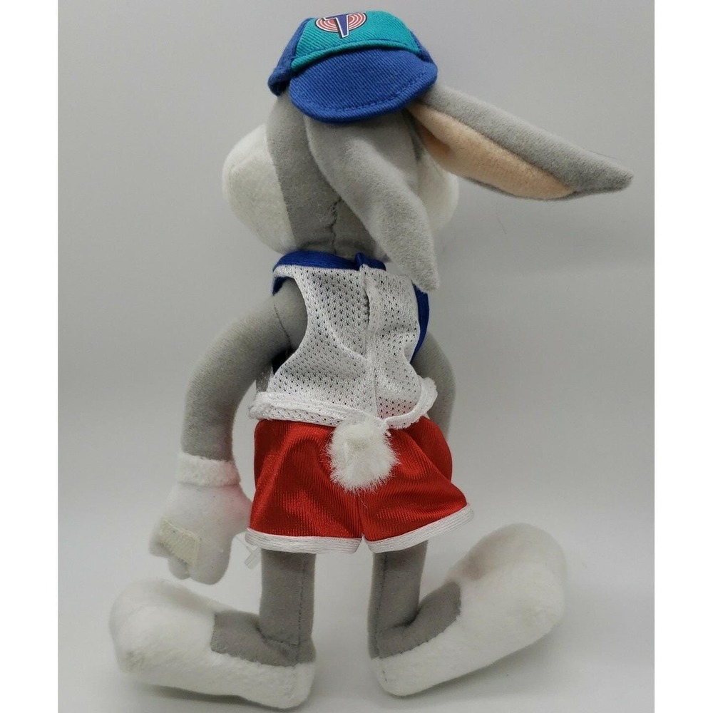 Vintage 1996 McDonalds Space Jam Bugs Bunny Looney Tunes Push plush figurine - Picture 3 of 5